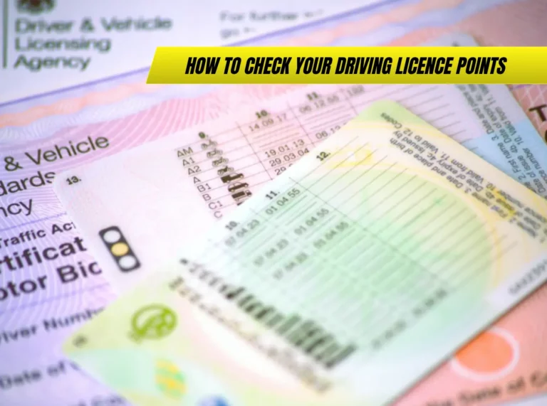 How to Check Your Driving Licence Points