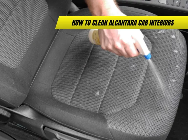How to Clean Alcantara Car Interiors